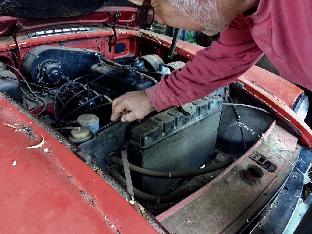 Ron is a keen lover of restoring viintage cars